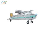 Event Theme Embroidery Badges Aeroplane Aircraft Embroidery Clothing Patches
