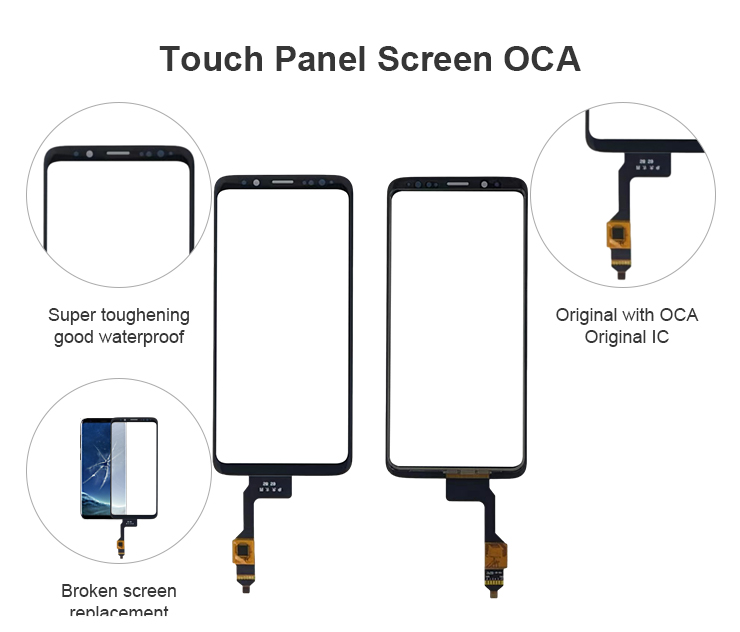 Custom Galaxy Samsung S9 Touch Glass LCD Screen Replacement With Oca