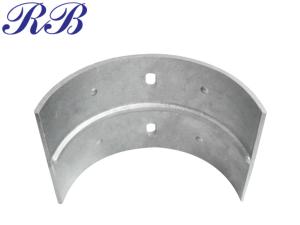 China House Project Gutter Union Bracket / Sand Casting Aluminum Roof Gutters 0.22Kg wholesale