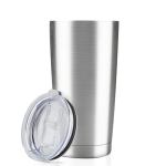 Silver Stainless Steel Tumbler Thermal Travel Mug Beautful Design