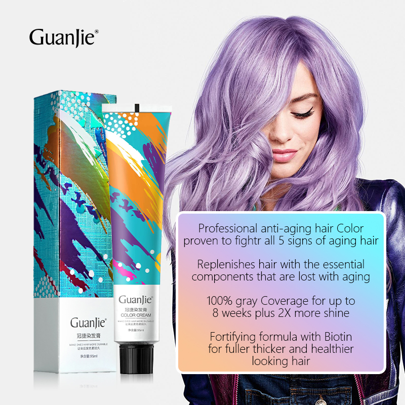 Multiple Color Hair Dye Product With Volume 100g Private Label Customization