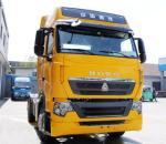 Yellow Color Sinotruk 4x2 Howo Tractor Truck 290hp Euro II Emission Standard