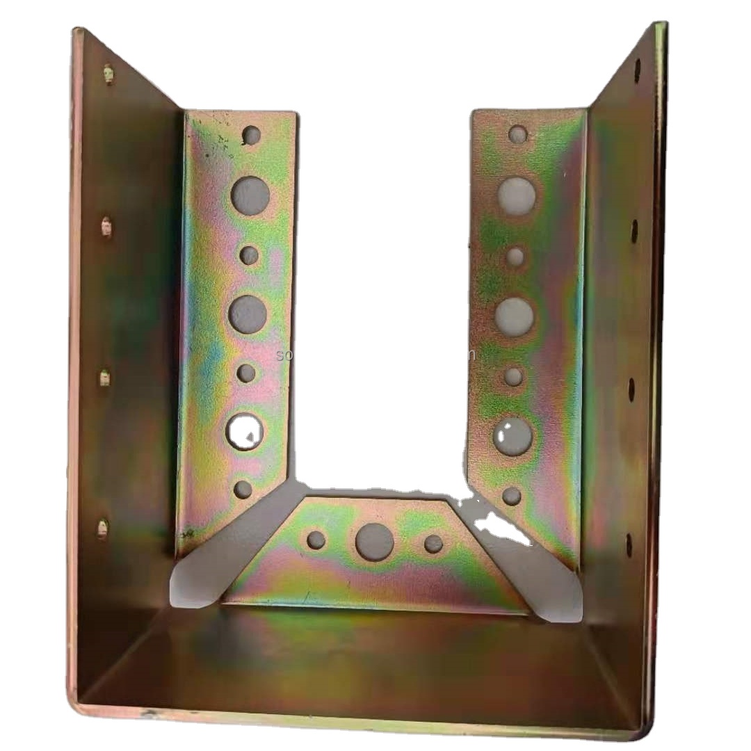 Customized Logo Carbon Steel Stamping Joist Hanger Angle Bracket for Wood Construction