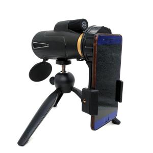 China Military 12x50 16x52 18x62 Monocular Telescope Smartphone With Tripod Mount wholesale
