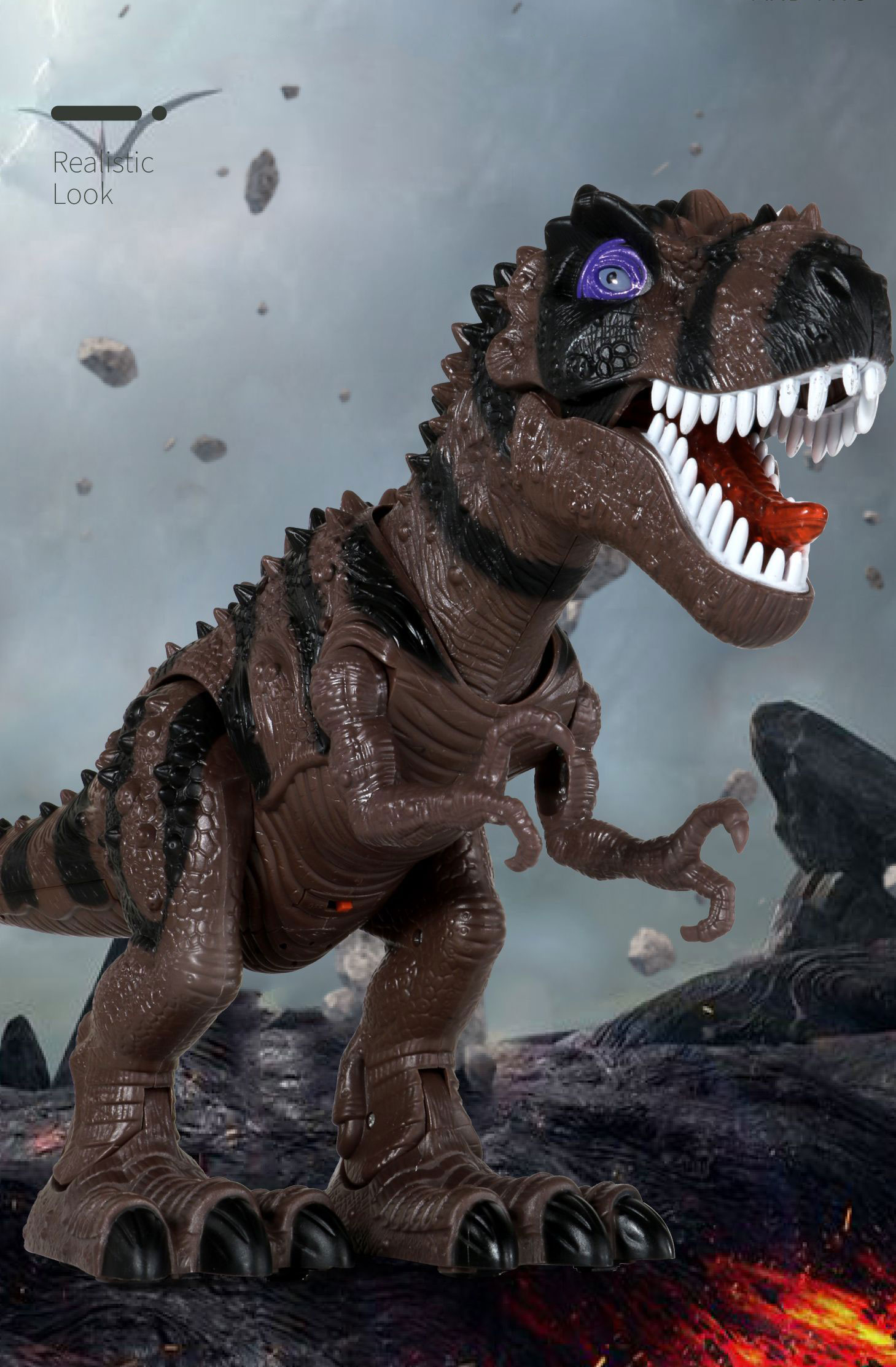 Large Electric Walking Sound Tyrannosaurus Rex Simulation Dinosaur Animal Model Toy Items