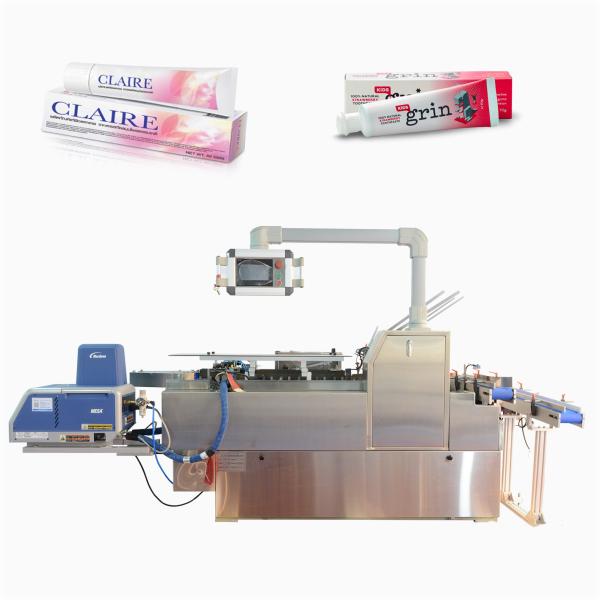 380V Automatic Toothpaste Ointment Cream Lipstick Soap Cartoning Machine Tube