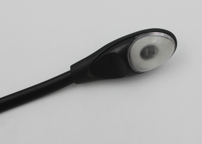 Flexible LED Goose Neck Lamp With Clip , Portable Reading Light For Book
