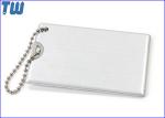 Metal Credit Card USB Flash Drive Device High Quality Printing Free Ball Chain