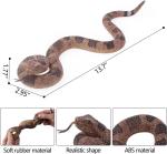 Toy Realistic Scary Snake Animal Doll Companion for Kids' Creepy Halloween Prank
