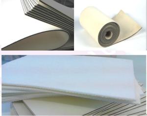 China Black Woolen Laminated Pad Hot Press Cushion Pad For PVC Card Press Laminator wholesale