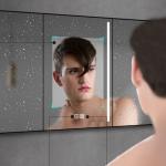 New Style Bathroom Mirror 800mm Aluminum Alloy Frame