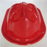 Child Size Red Plastic Fire Chief Hat Halloween Party Plasticfireman Helmet Hat