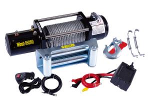 China 9500lb Electric ATV Winch , 12 Volt Electric Winch Remote Control wholesale