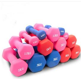 China Fitness Exercises Hand Weight Hex Neoprene Dumbbell For Women wholesale