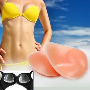China sexy bikini bra pads breast shaper silicone swimsuit bra inserts wholesale