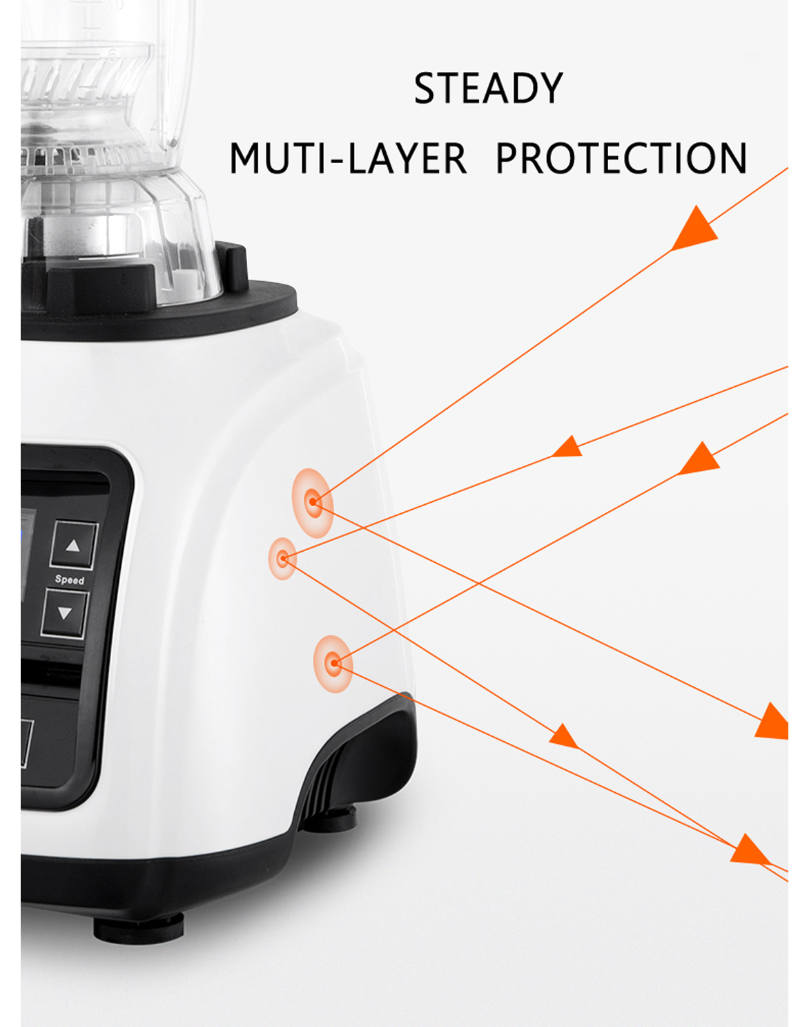 Multifunctional Electric Professional Design Small Used Blenders for Kitchen Appliances