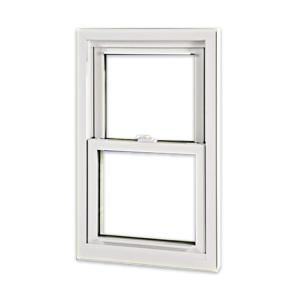 China American Style PVC Frame Double Hung Vinyl Windows Heat Insulation Low E Vinyl Windows wholesale