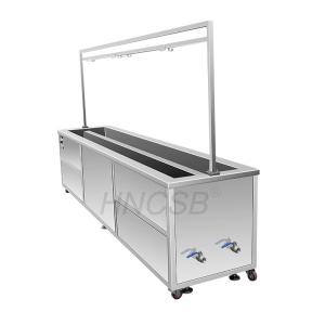 China 64 Transducer Ultrasonic Blinds Cleaner 28 KHZ With Dual tanks wholesale