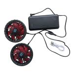 12V Shirt Cooling Fan 4500RPM With Battery Working Time 11-12H