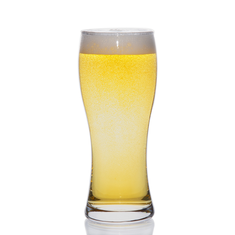 638ml Promotional Transparent Beer Glass Mug Lead Free With Customized Logo