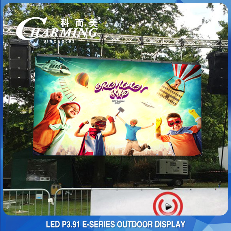 16 Bit P3.91 Rental LED Display Front Protection For Events Background Outdoor
