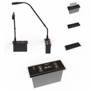 China Flush Mounting Conference Room Microphone CAT5 Digital Audio Visual Equipment wholesale
