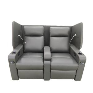 China 580mm Leather Recliner Sofa Family Power Electric Cinema Auditorium Chair wholesale