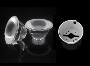 China Φ 45*25mm 12 Degree Acrylic Light Lens With Holder For Hotel/Restaurant wholesale