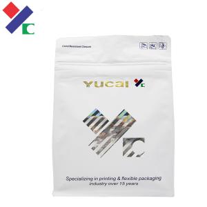 China 130 Micron Child Resistant Zipper Bags resealable three side seal wholesale