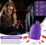 6Pieces Personal Security Alarm SafeSound Alarm Keychain Emergency Safety