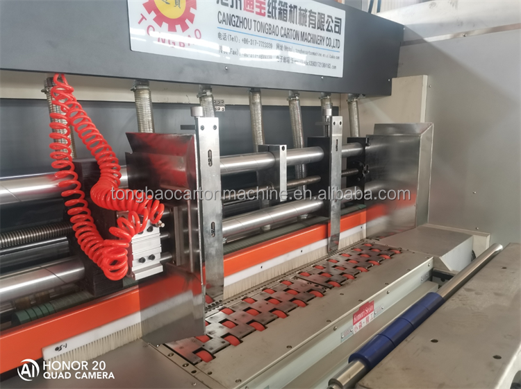 Automatic speed Flexo Printing Slotting Die-cutting Machine for Your Production Line
