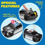 Police Car Emergency Vehicle Friction Powered Car Birthday Gifts for Boys Girls