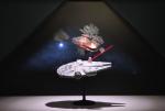 Customized 270 Degree 3D Holographic Pyramid Advertisement 1920x1080 Resolution