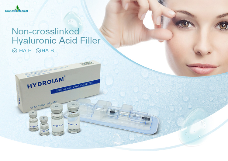 Non Cross Linked Hyaluronic Acid Injection Face Gel Skin Whitening Anti Aging