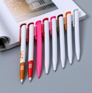 China Plastic Ballpoint Pen Personalized Promotional Cheap Retractable Plastic Ball Pen wholesale
