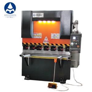 China 63T1600MM NC Torsion Bar Press Brake Hydraulic With Nanjing Estun E21 wholesale