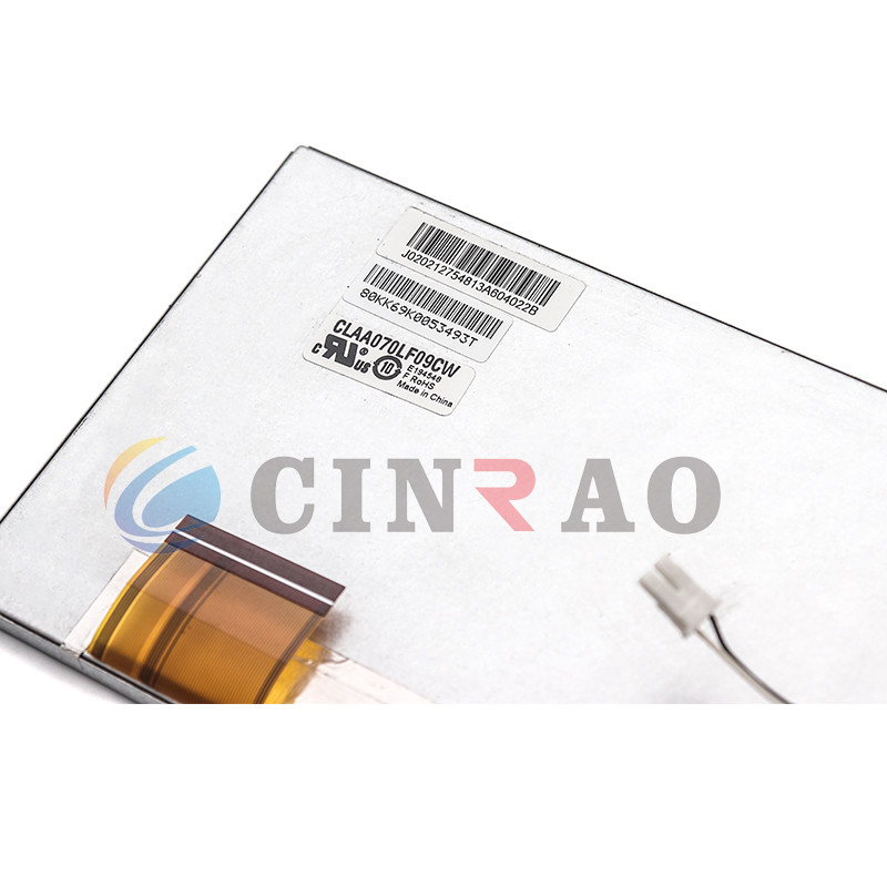 CLAA070LF09CW GPS LCD Screen / Automotive LCD Display 6 Months Warranty