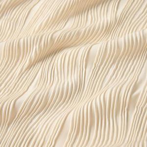 China Line Layers Draped Spandex Stretch Wave pleated Jacquard Fabric wholesale