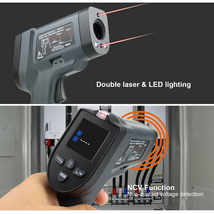 Kaemeasu 550℃ Dual Laser Infrared Non Contact Infrared Thermometer