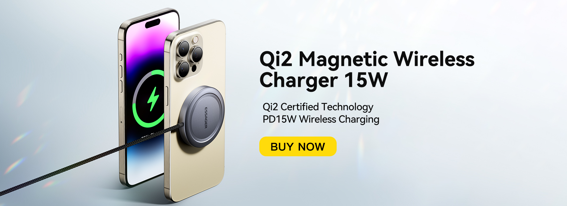 ES-WC11 Series Wireless Phone Charger Fast Charging Wireless Charger 5W 7.5W 10W 15W