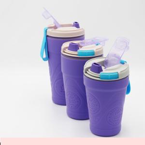 China 360ml 12oz Reusable Coffee Mug Silicone PP Eco friend Materials wholesale