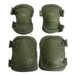 Protection Flexible Safety Gear Breathable 8 Holes Black Hawk Knee and Elbow