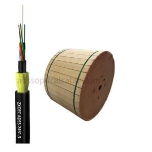 China ADSS Aerial Fiber Optic Cable 300 Meters Span Anti Tracking AT Outer Sheath wholesale