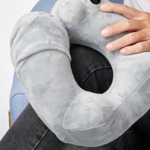 China 30 Minutes Heatable Neck Pillow Unisex Black USB 5V 2A wholesale