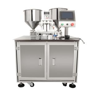China Two Colors BB Cream Air Cushion Filling Machine Can Fill 2 Color wholesale