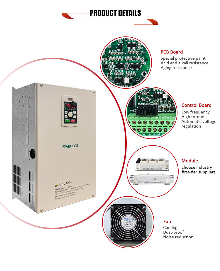 380V 30KW AC Frequency Inverter VFD 3 Phase Drive