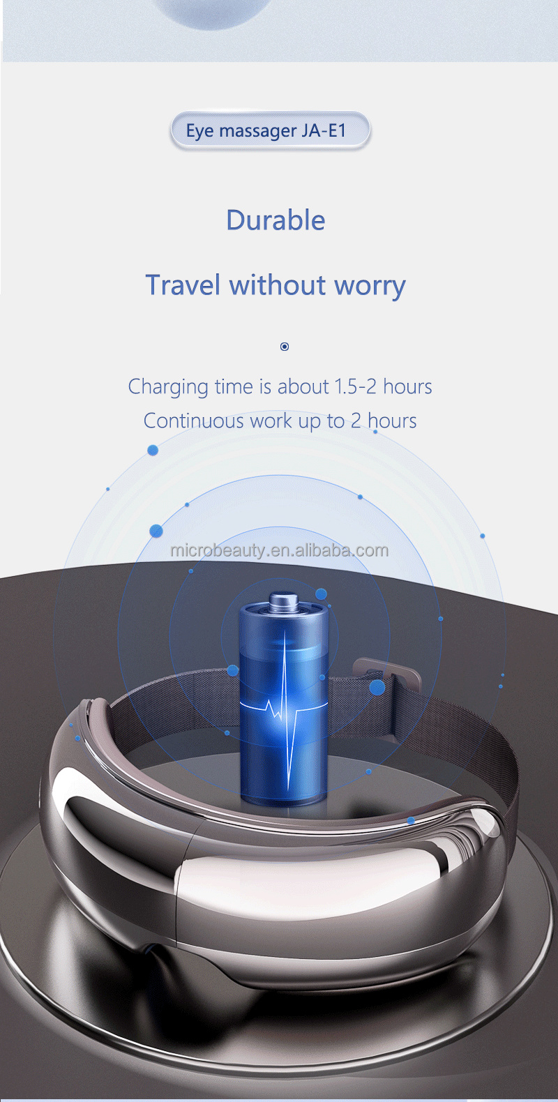 Smart Air Pressure Eye Massager Electric Vibration Bluetooth Eye Massage Instrument