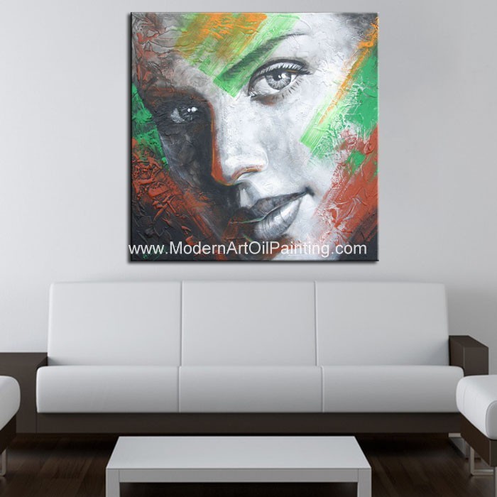 Modern Human Oil Painting Suitable For Spaces Of Neo - Classic Style Home Interior