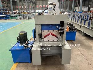 China 2022 year popular sell galvanized steel roofing barge board cover ridge cap roll forming machine with factory price wholesale