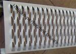Diamond Hole Perforated Metal Safety Grip Strut Grating For Anti Skid Catwalk